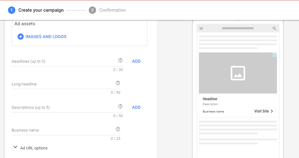 Responsive dislpay ads
